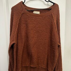 By Together Rust Textured Women's Sweater